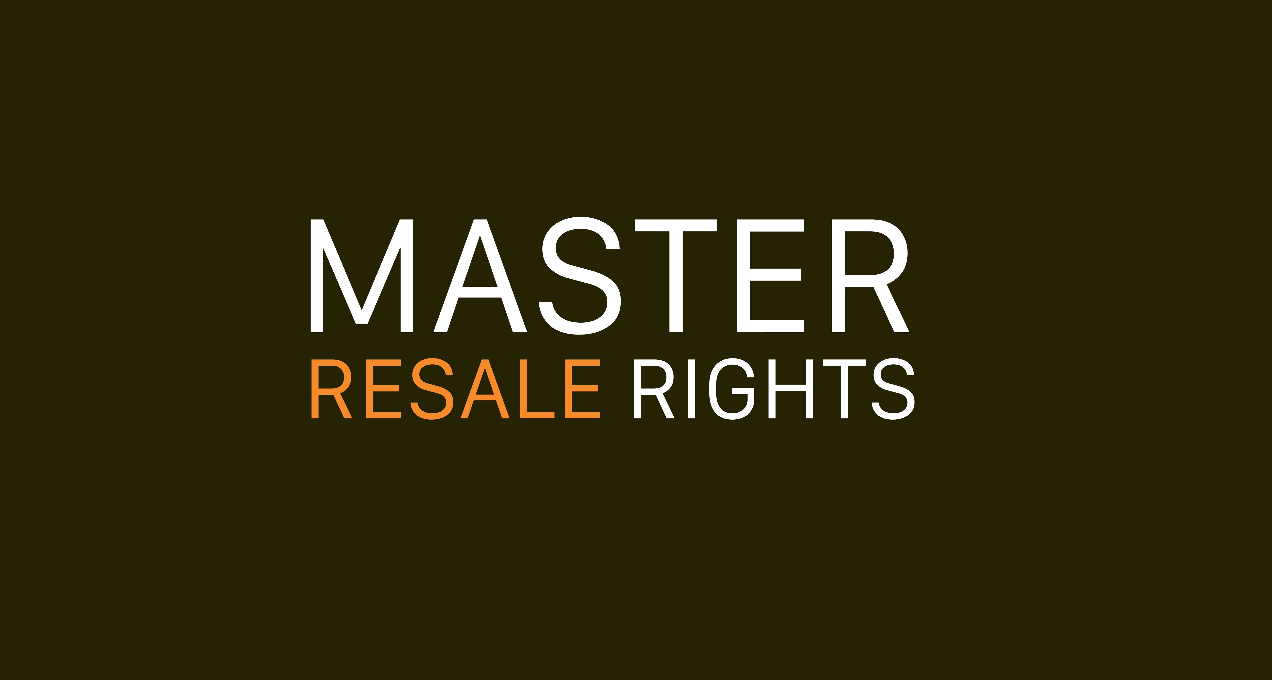 Master Resale Rights PLR eBooks – Master Resale Rights & Private Label Rights Store